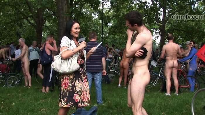 Watch or Download - CfnmTV - Naked Bike Ride Virgins Part 1-2 - naked men, clothed female naked - Release [10-08-2018]