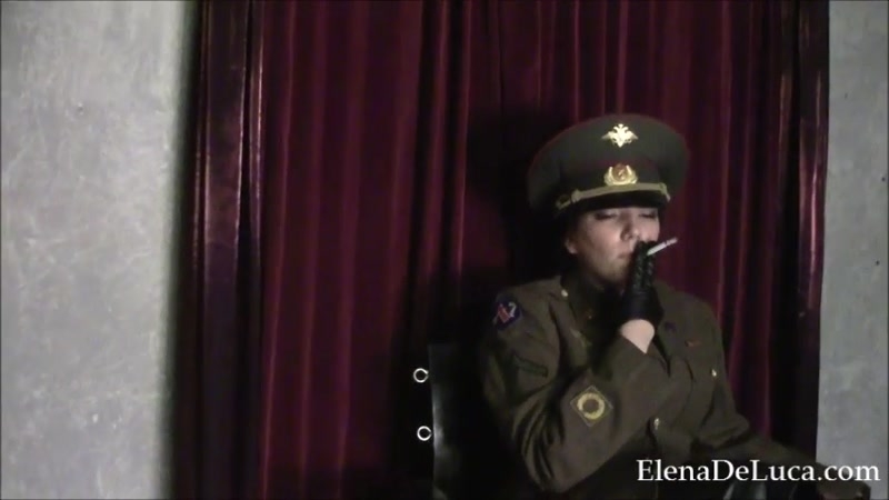 Fascist FemDom – Smoking General POV. Starring Elena De Luca  [FEMALE DOMINATION, Ignore, smoke fetish]