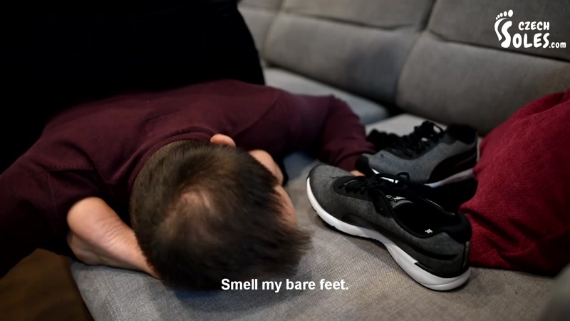 Czech Soles – Forced to smell Megan’s sneakers, socks and feet after gym  [Megan, sneakers, Femdom 2018]